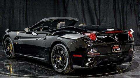 2013 Ferrari California Convertible Black on Black for sale